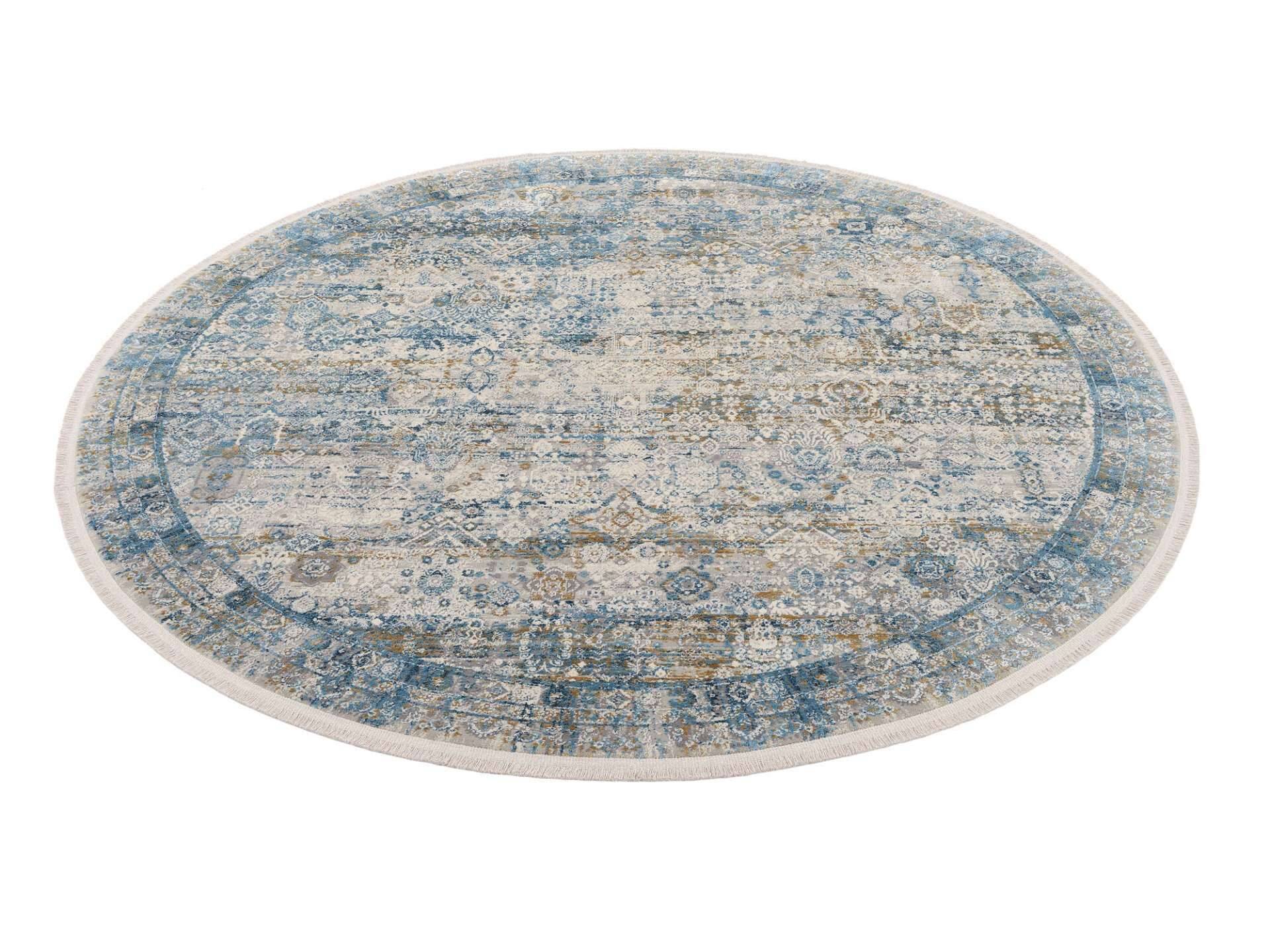 Teppich Bestseller Tadi BES12 Rund Vintage Teppich – Bild 3