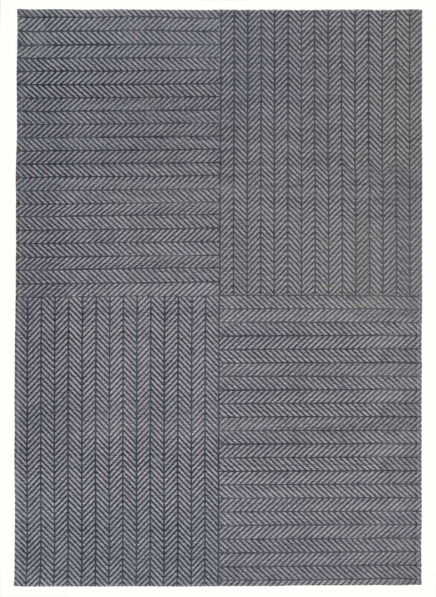 Moderner Teppich QUATRO GRANITE - Waschbarer Teppich – Bild 1