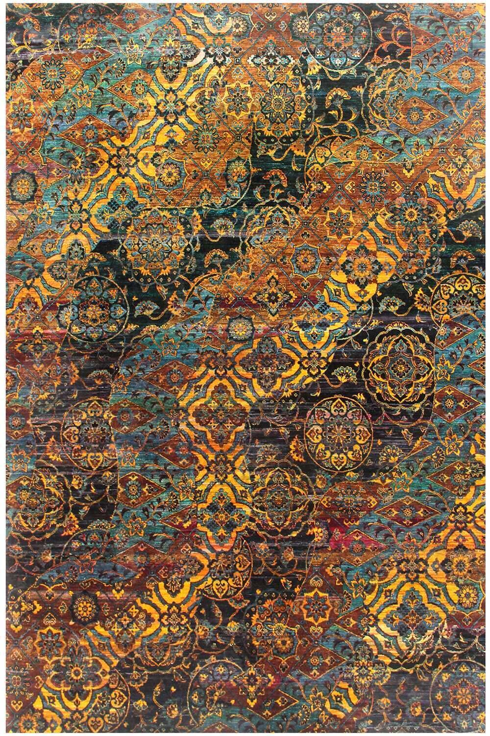 ART Design Teppich Seide multi im Wunschmaß – Bild 1