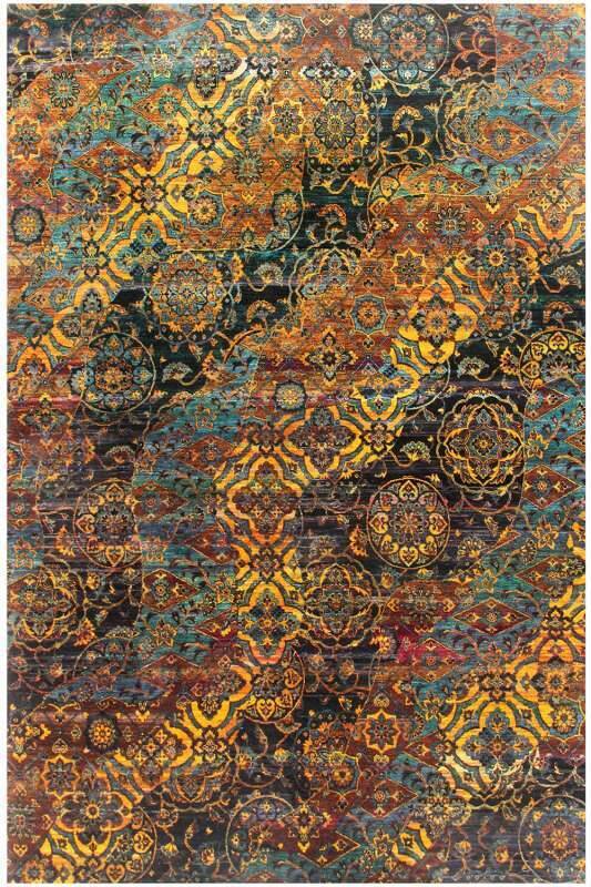 ART Design Teppich Seide multi im Wunschmaß