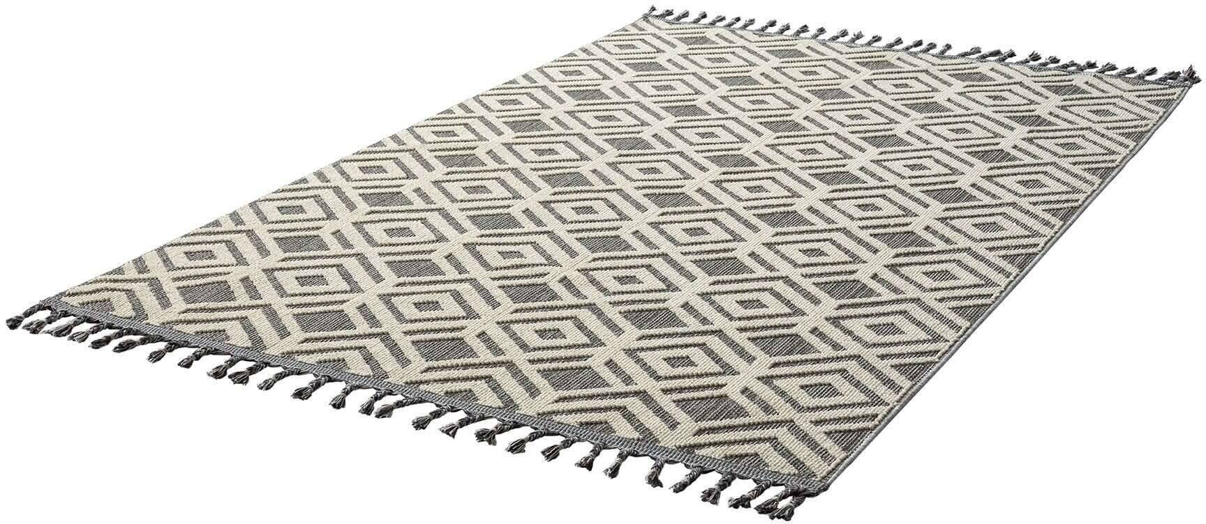 Trevi 6831-221-000 In und Outdoor Teppich Modern Rauten – Bild 2