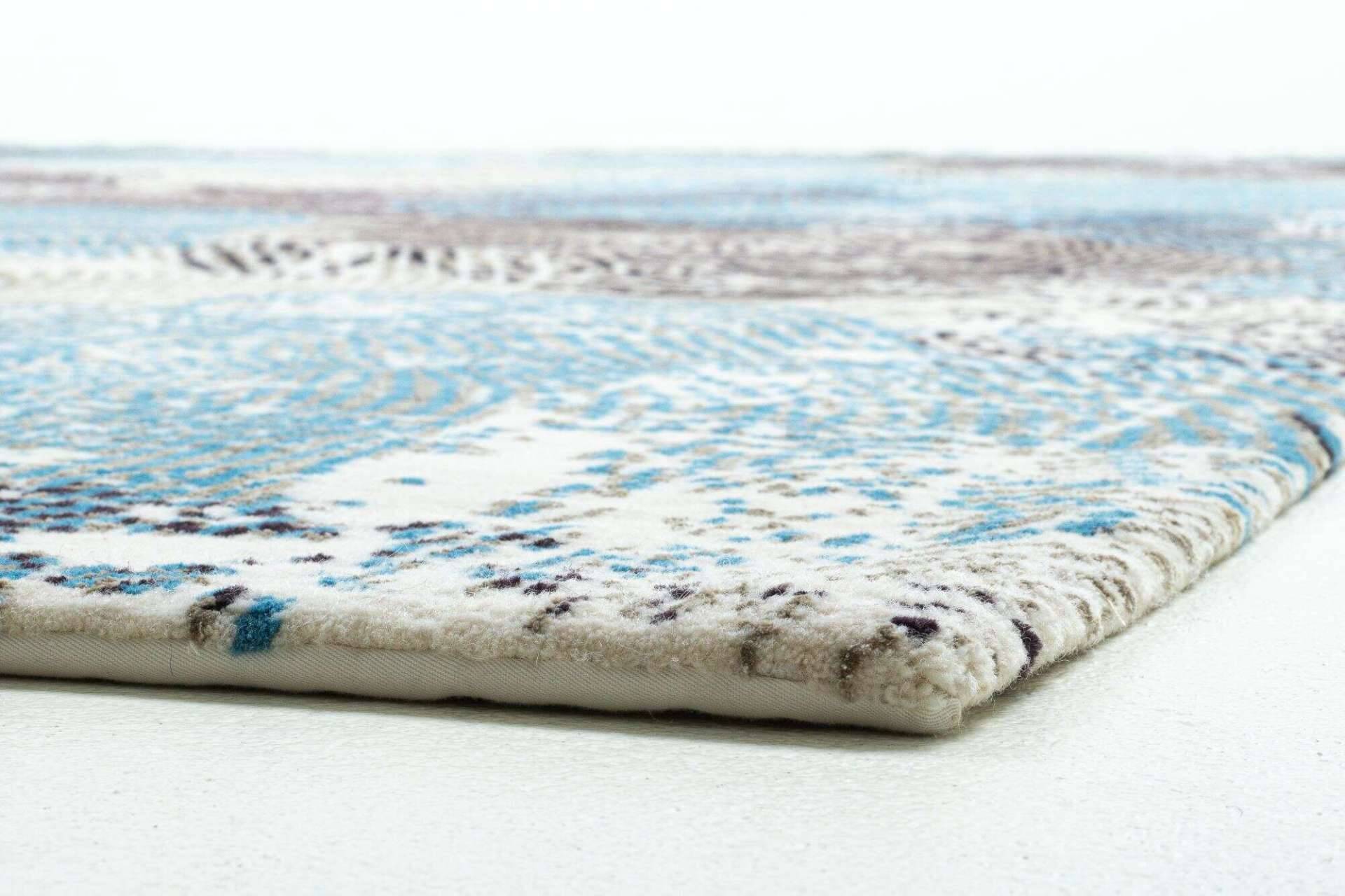 Nepal Teppich Jabu Silk 60 Wolle Seide Design Teppich 245x302cm – Bild 7