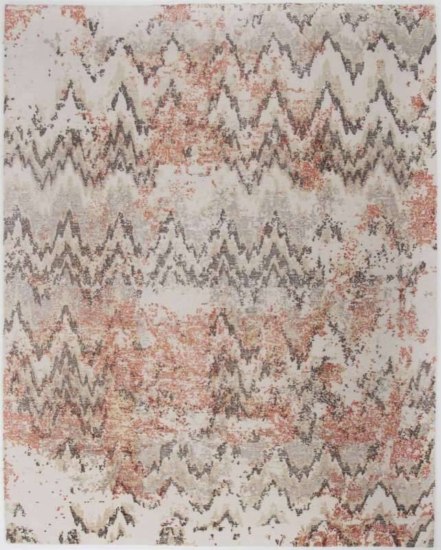 Rib Eye Silk 60 Handgeknüpft in Nepal ca 250x300 cm Design C2392