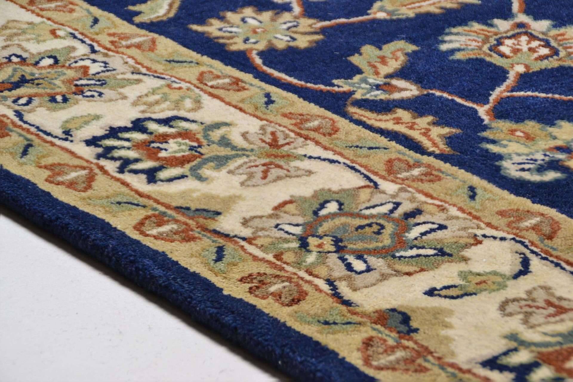 Royal Ziegler Handgetuftet Orient blau im Wunschmaß – Bild 6
