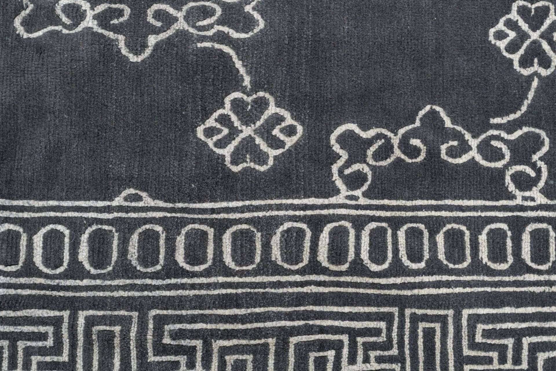 Nepal Teppich Jabu Silk 60 Wolle Seide Design Teppich 245x317cm – Bild 4