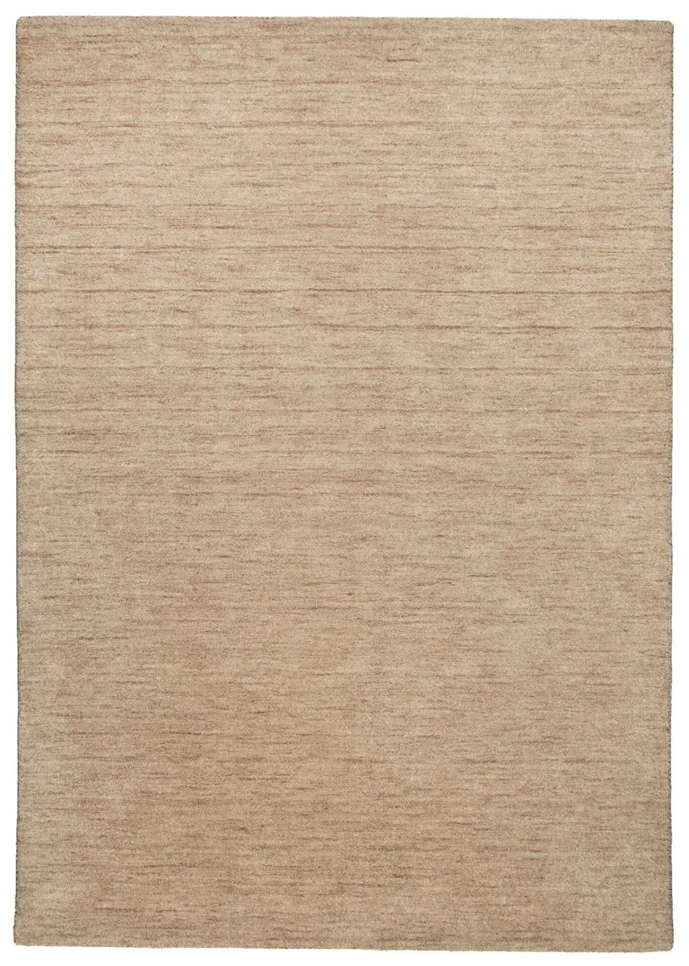 Teppich Haltu reine Wolle beige im Wunschmaß – Bild 1