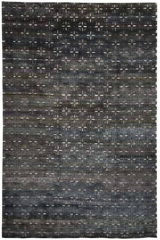 Teppich Design Sumak Spezial Handgeknüpft Seide grün 161x231 cm