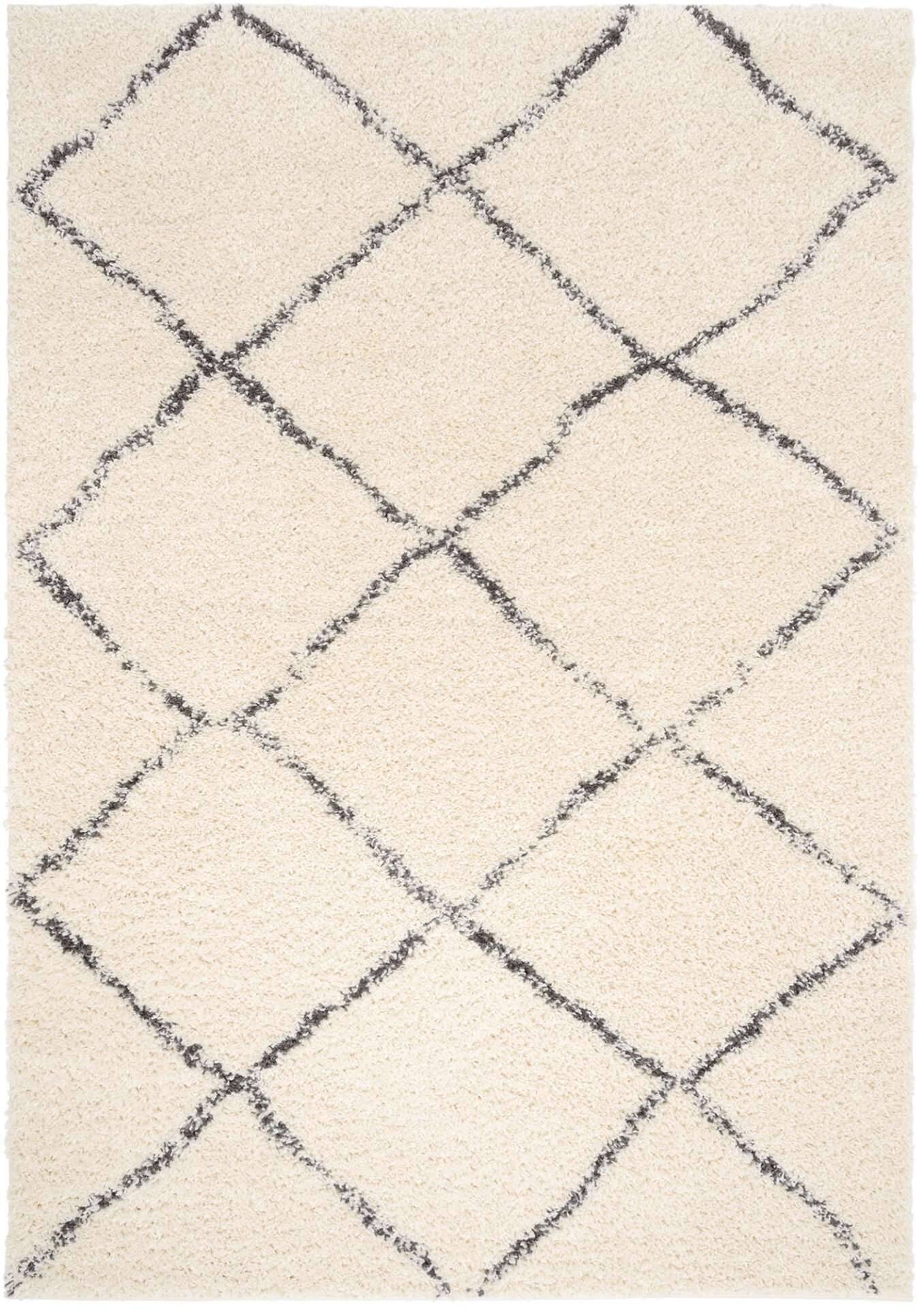 Stockholm Teppich Modern Boho Hochflor – Bild 1