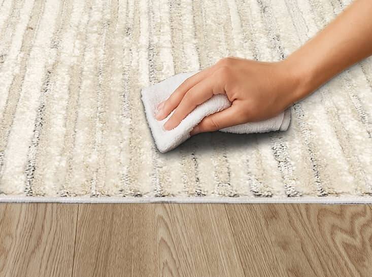 Wohnteppich Lou D.253 C. 003 Streifen creme-grau – Bild 2