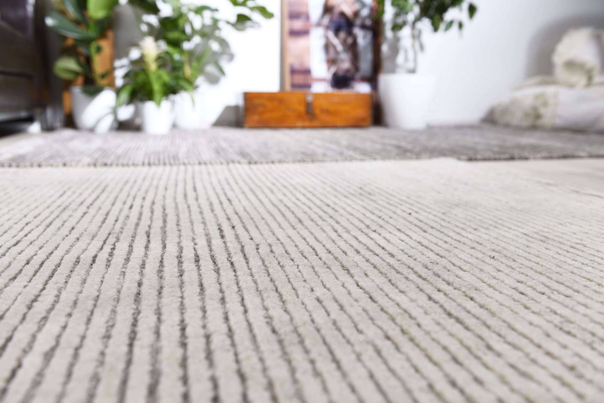 Talonga Rib C333 Nepal Teppich Handgeknüpft reine Schurwolle – Bild 5