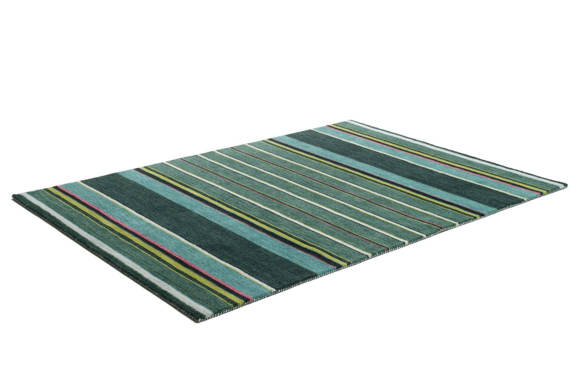 Handgewebter Teppich Haltu Super Noir Schurwolle 160x230cm – Bild 2