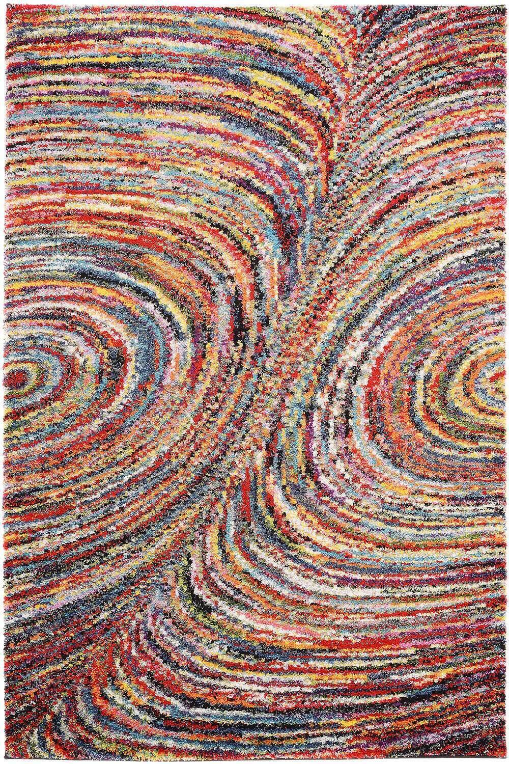 Teppich Sixteen Face Kreismuster Multicolor – Bild 1