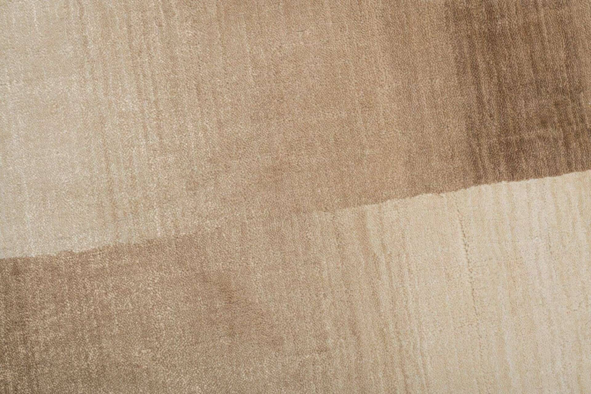 Teppich Modern 160x230cm Palmyra Handgearbeitet Viskose beige – Bild 4