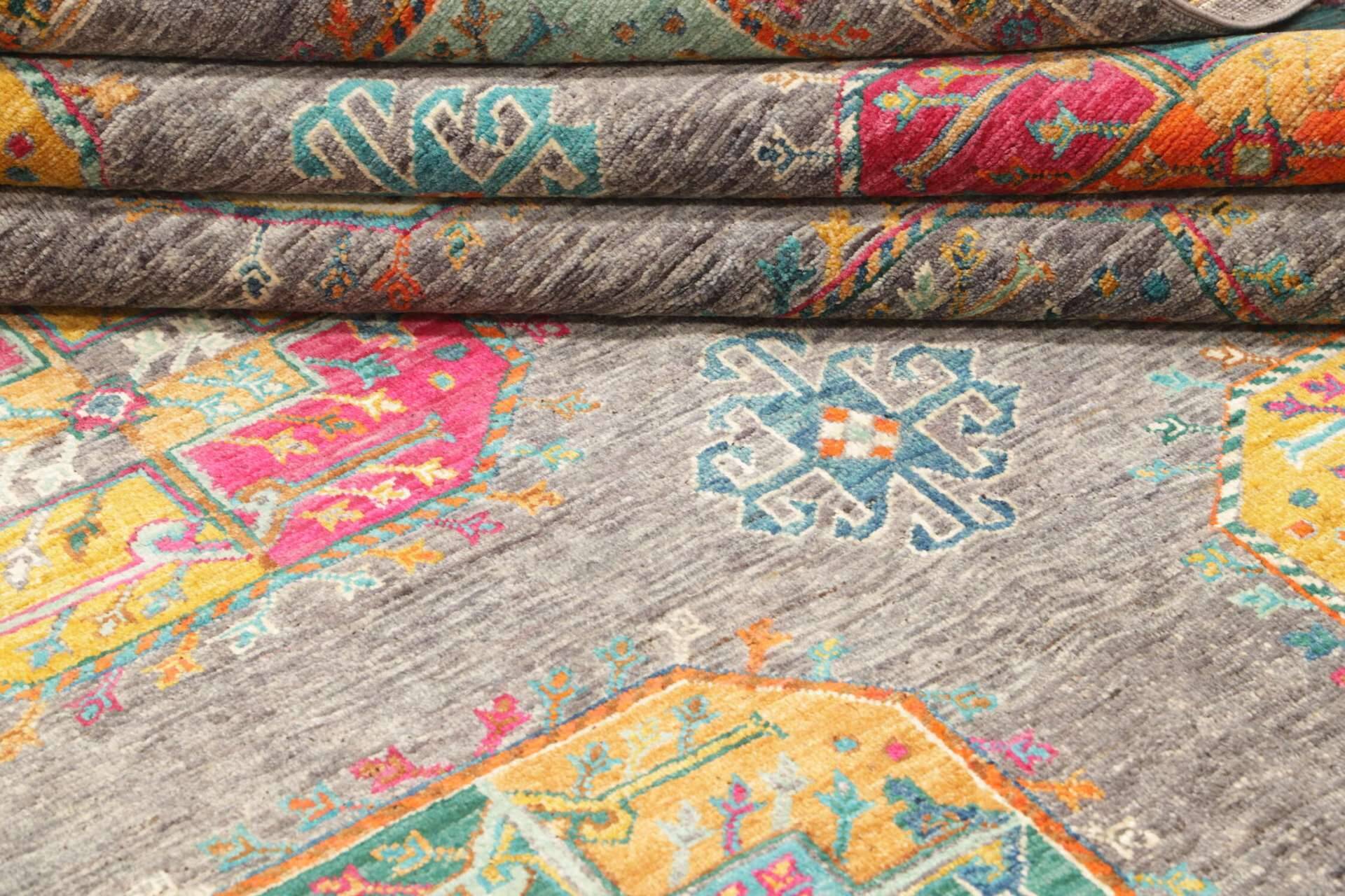 Ziegler Teppich 247x327 cm Orientteppich multi Handgeknüpft Wolle – Bild 8