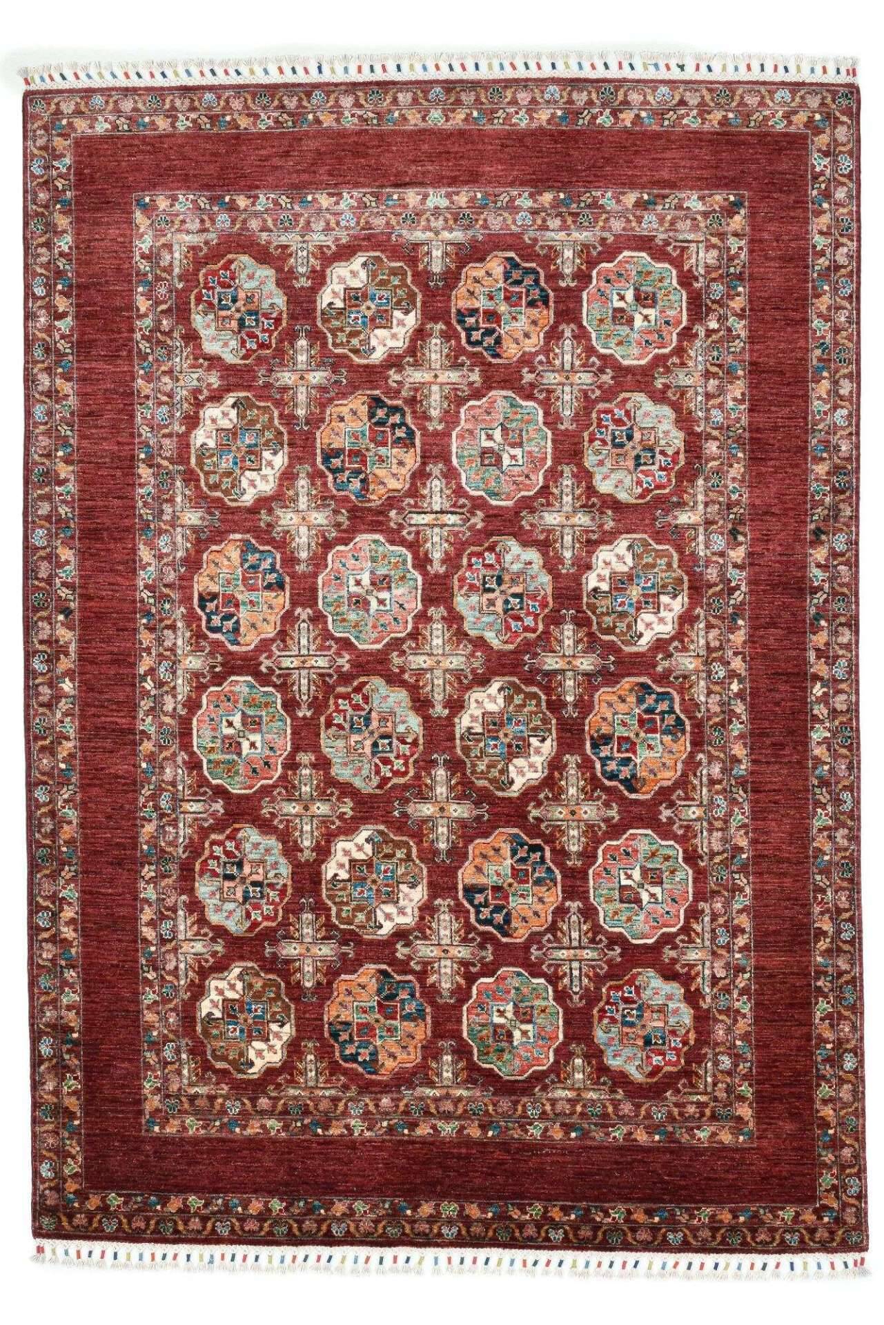 Handgeknüpfter Orientteppich Rot Kandashah ca. 175x245 cm – Bild 1