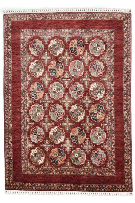 Handgeknüpfter Orientteppich Rot Kandashah ca. 175x245 cm
