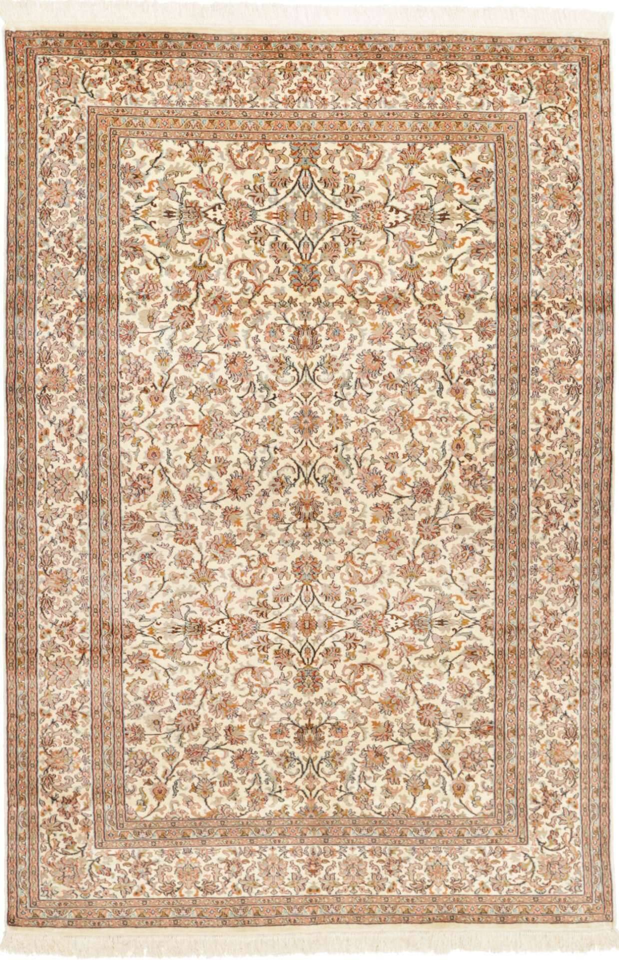 Teppich Kashmir Seide 24/24 Knüpfung 132x190 cm – Bild 1