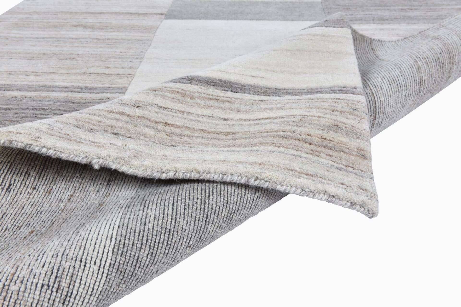Lori Dream Super beige Teppich Handgewebt Reine Schurwolle – Bild 5