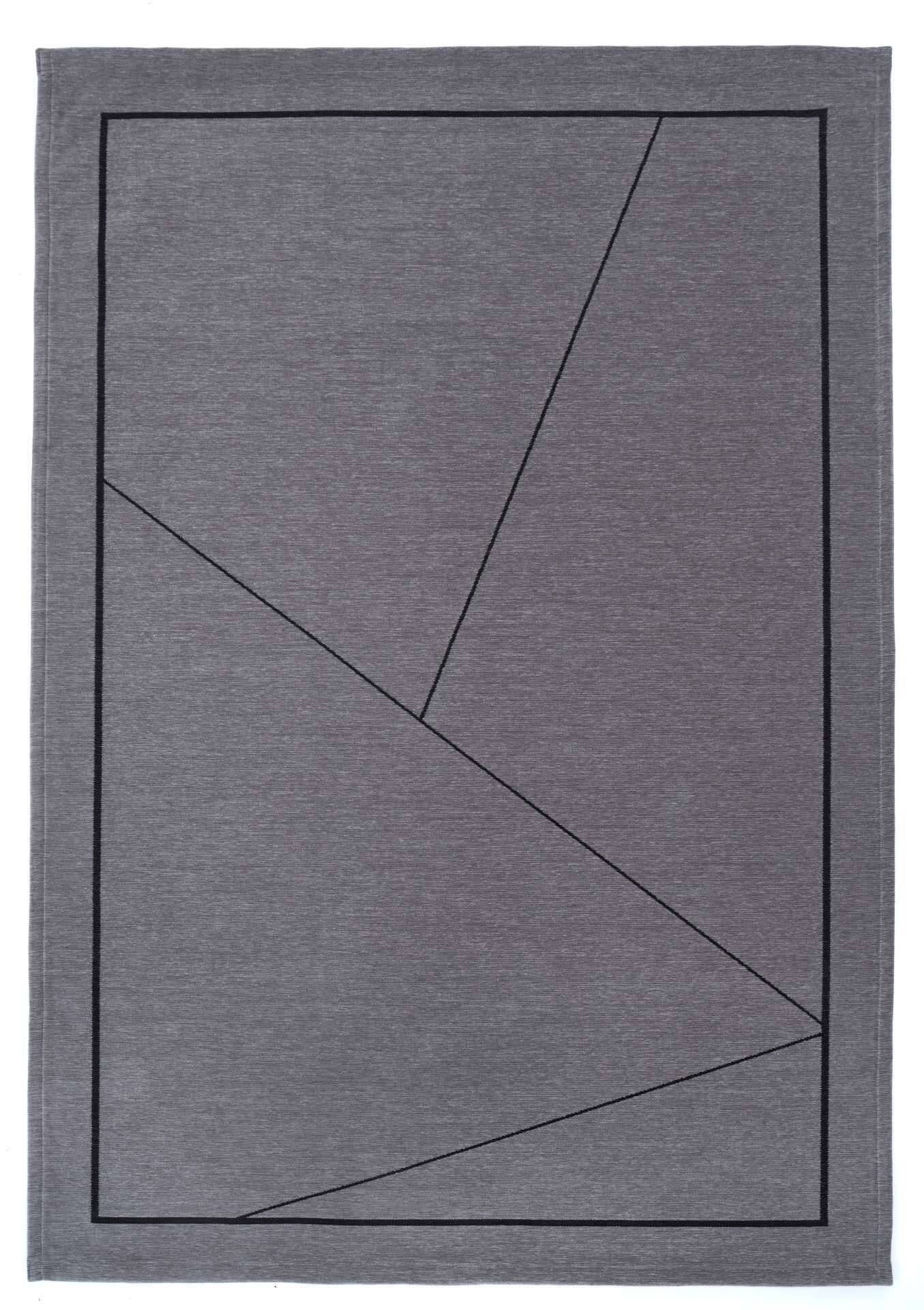 Moderner Teppich LINEA GRAY - Waschbarer Teppich – Bild 1