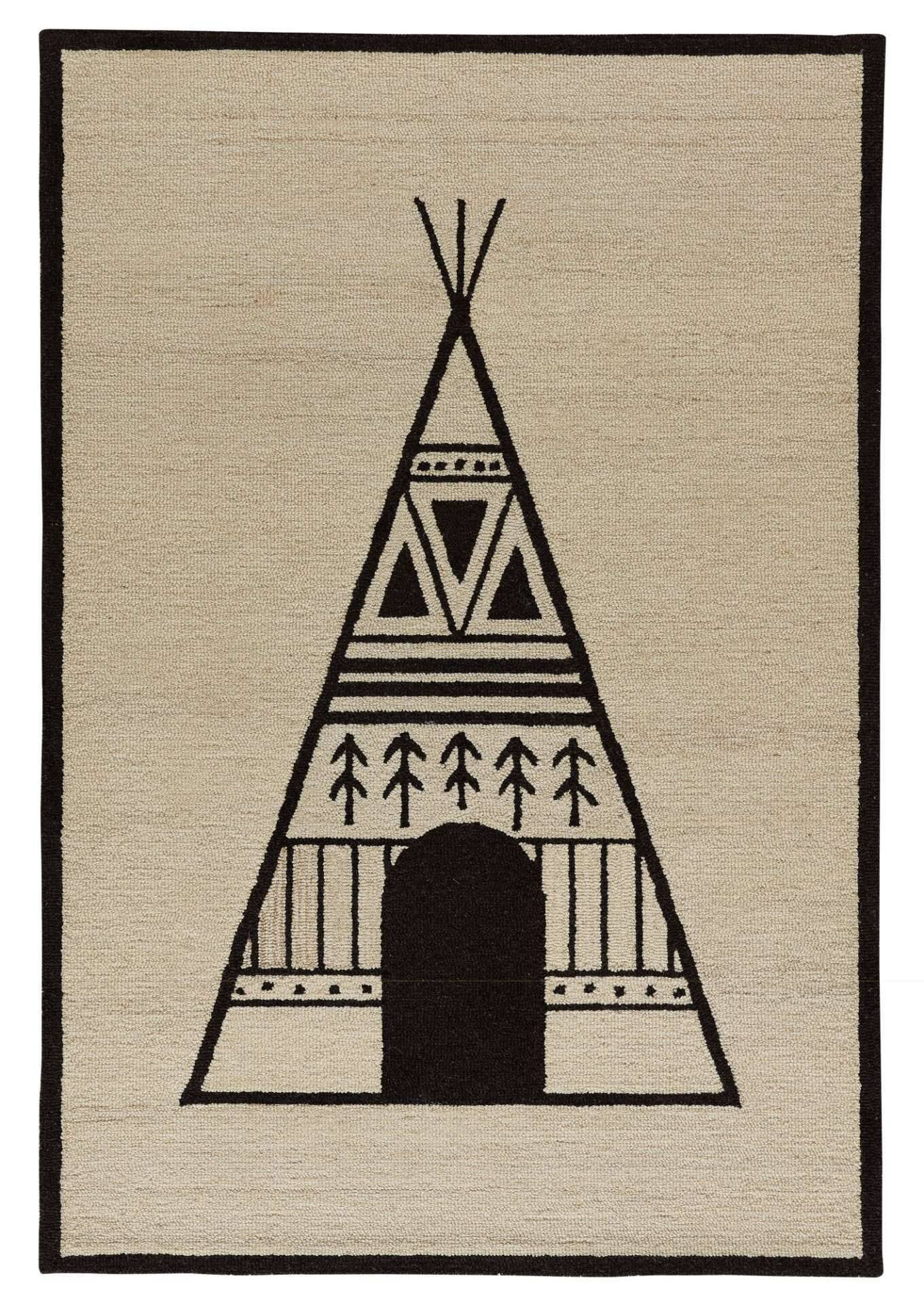 Kinderteppich Natur Pur "Tipi" Kids Naturfaser   – Bild 5
