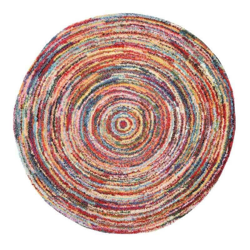 Teppich Sixteen Round Rund Hochflor Teppich