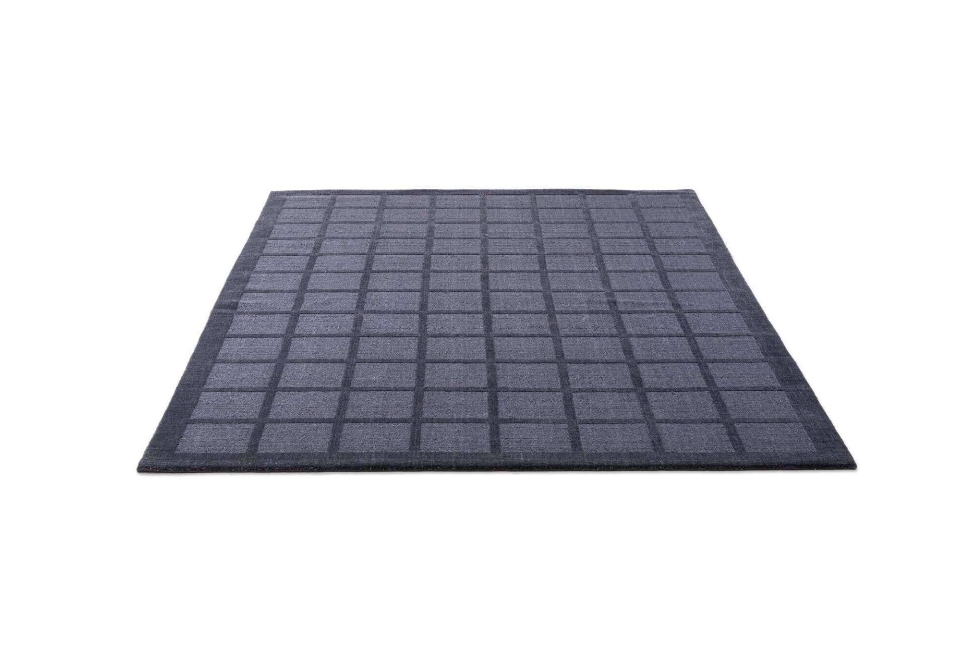 Trend Teppich Taimur 160x230cm Handgearbeitet Schurwolle blau – Bild 2