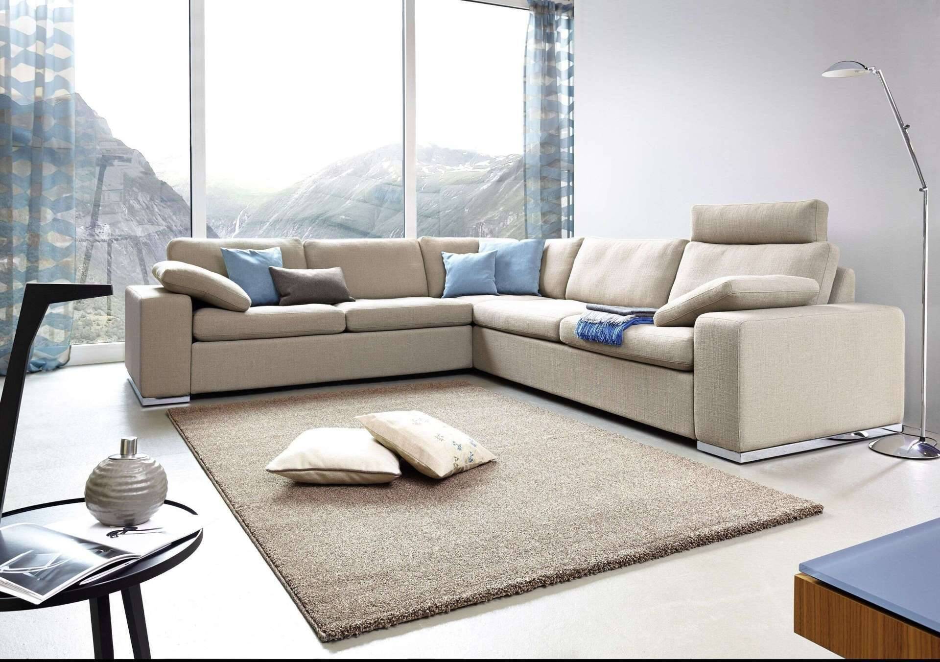 Teppich uni braun Samoa 6870-001-066 Kuschelteppich – Bild 3