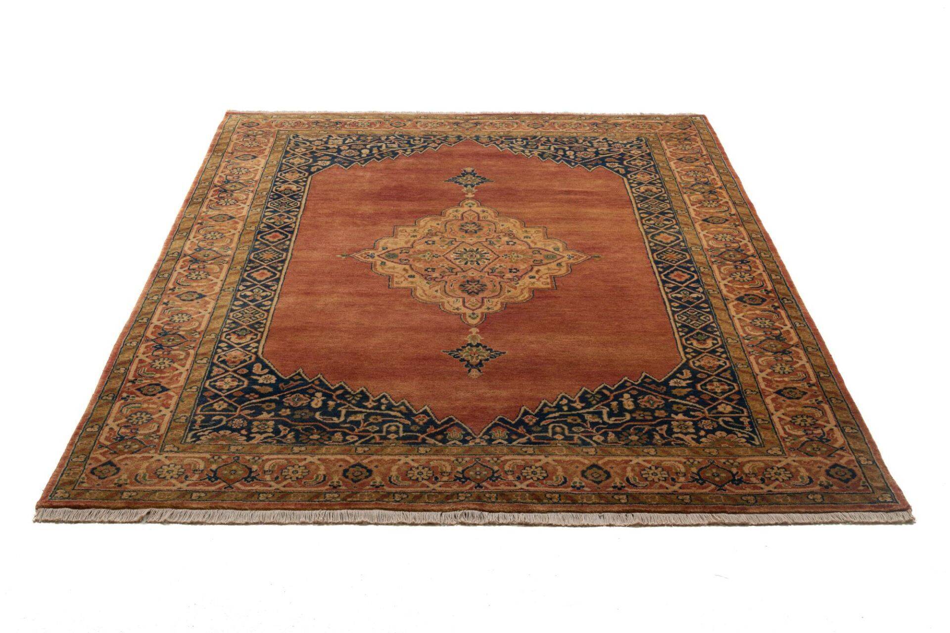  Samarkand Teppich 162x229 cm Kunstvoller Wohnteppich – Bild 8