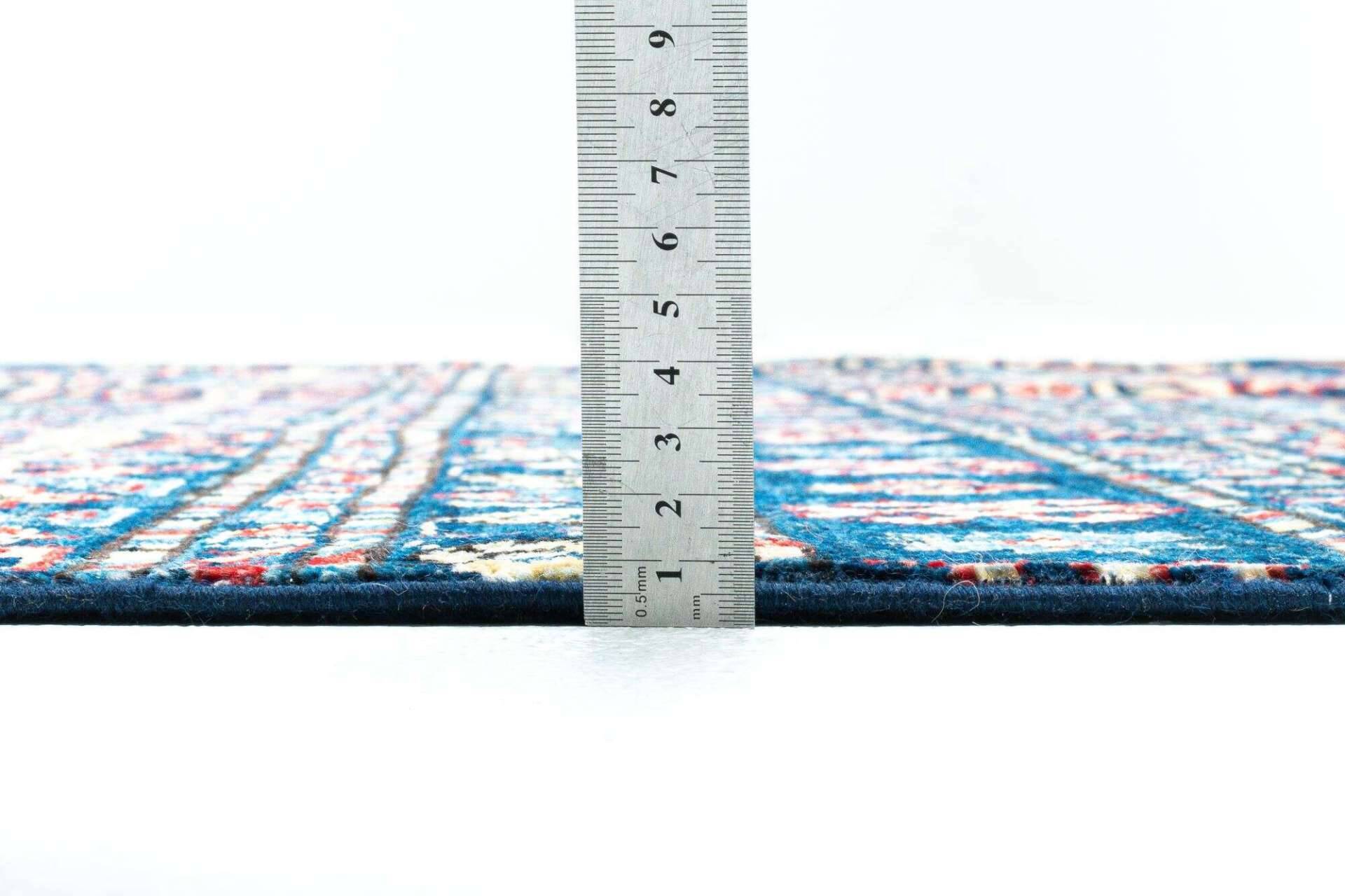 Handgeknüpfter Orientteppich Kandashah 282x359cm blau – Bild 2
