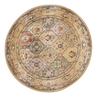 Orientteppich Gabiro 208 Teppich Klassisch Rund