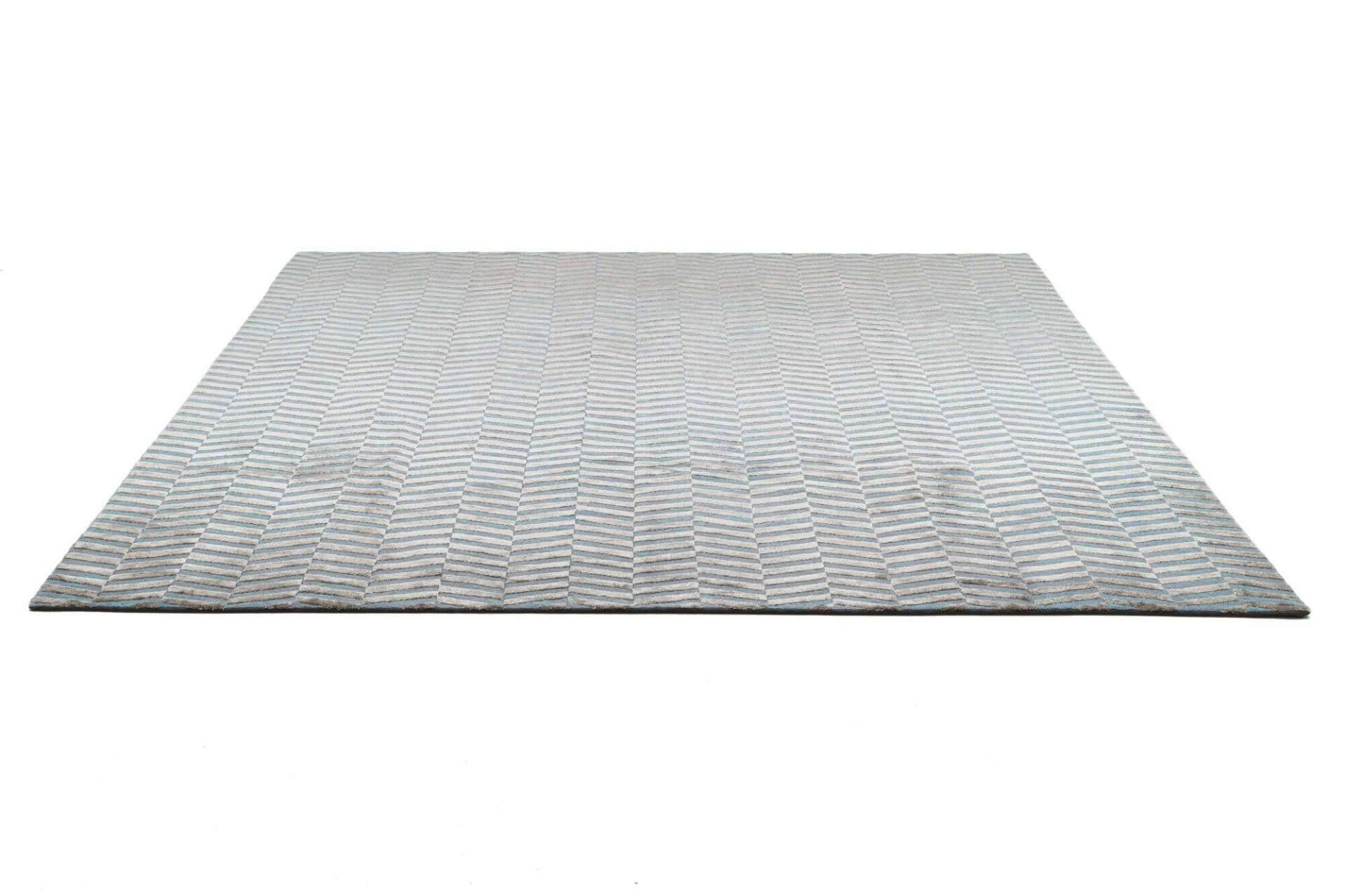 Nepal Teppich Jabu Silk 60 Wolle Seide Design Teppich 245x303cm – Bild 4