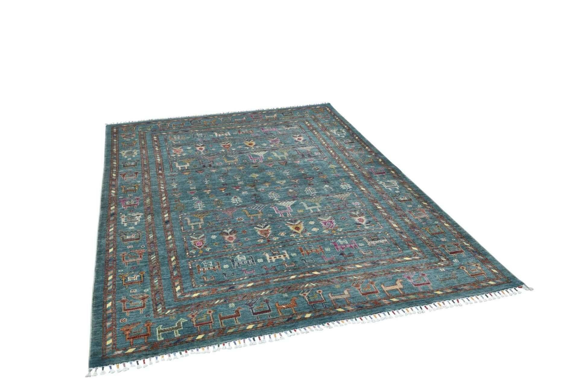 Kandashah Ziegler Teppich Orient 155x219cm Handgeknüpft Schurwolle – Bild 4
