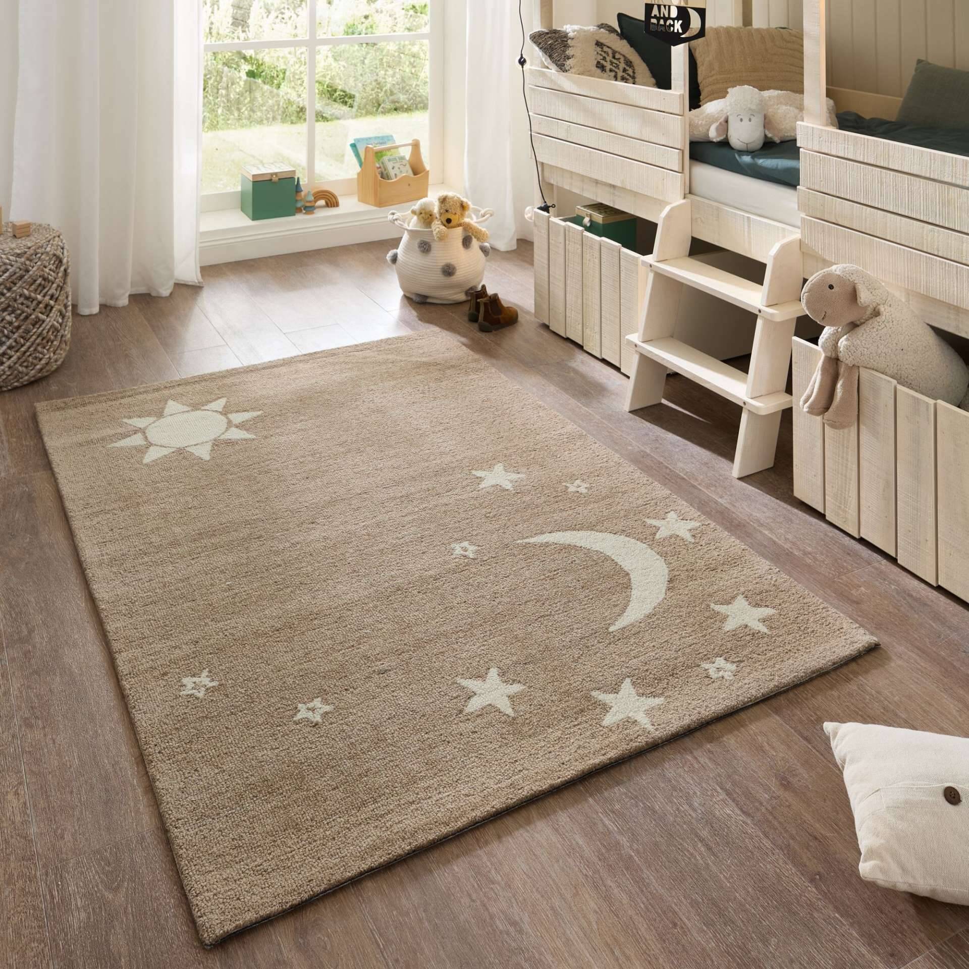 Kinderteppich Natur Pur "Sky" Kids Naturfaser  – Bild 1