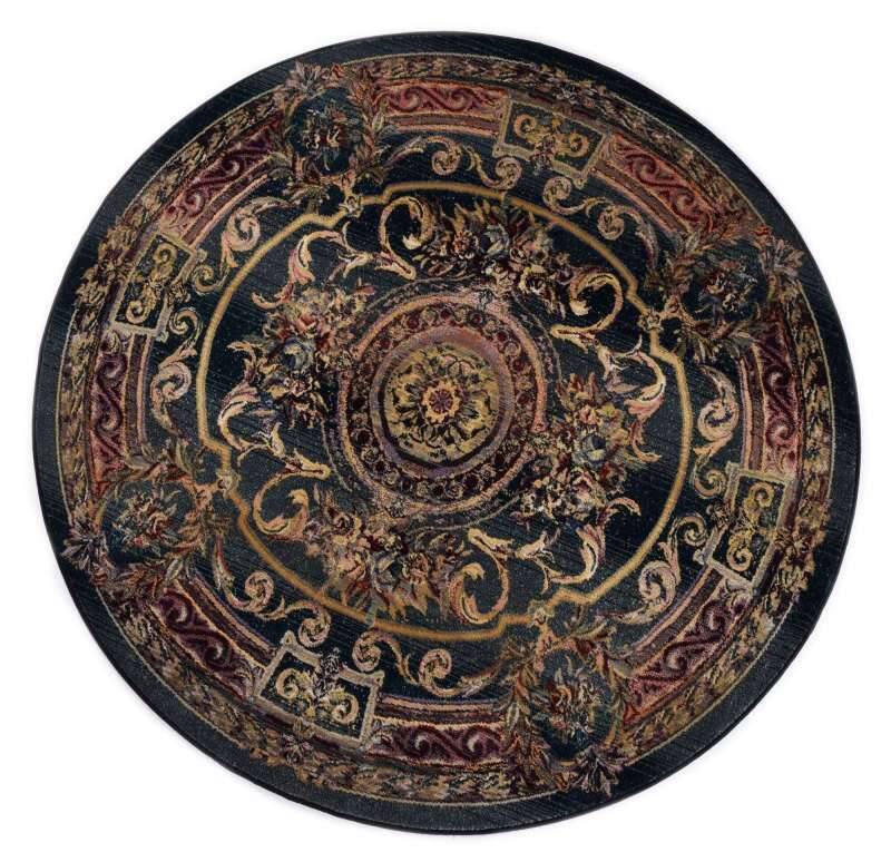 Orientteppich Gabiro 856 Teppich Klassisch Wohnteppich Rund