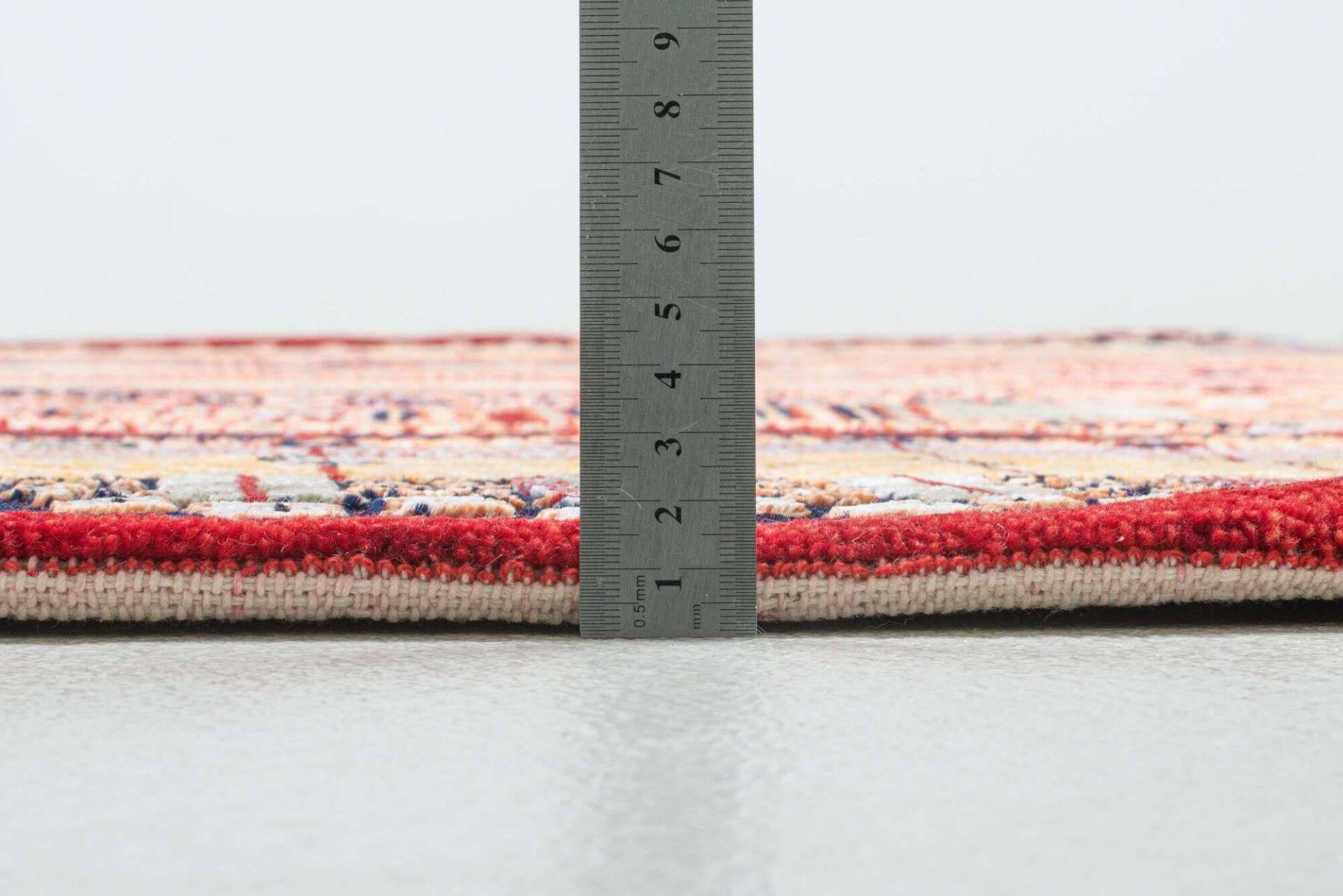 Fars Super Silky 174x241cm rot Design Teppich Handgeknüpft – Bild 7