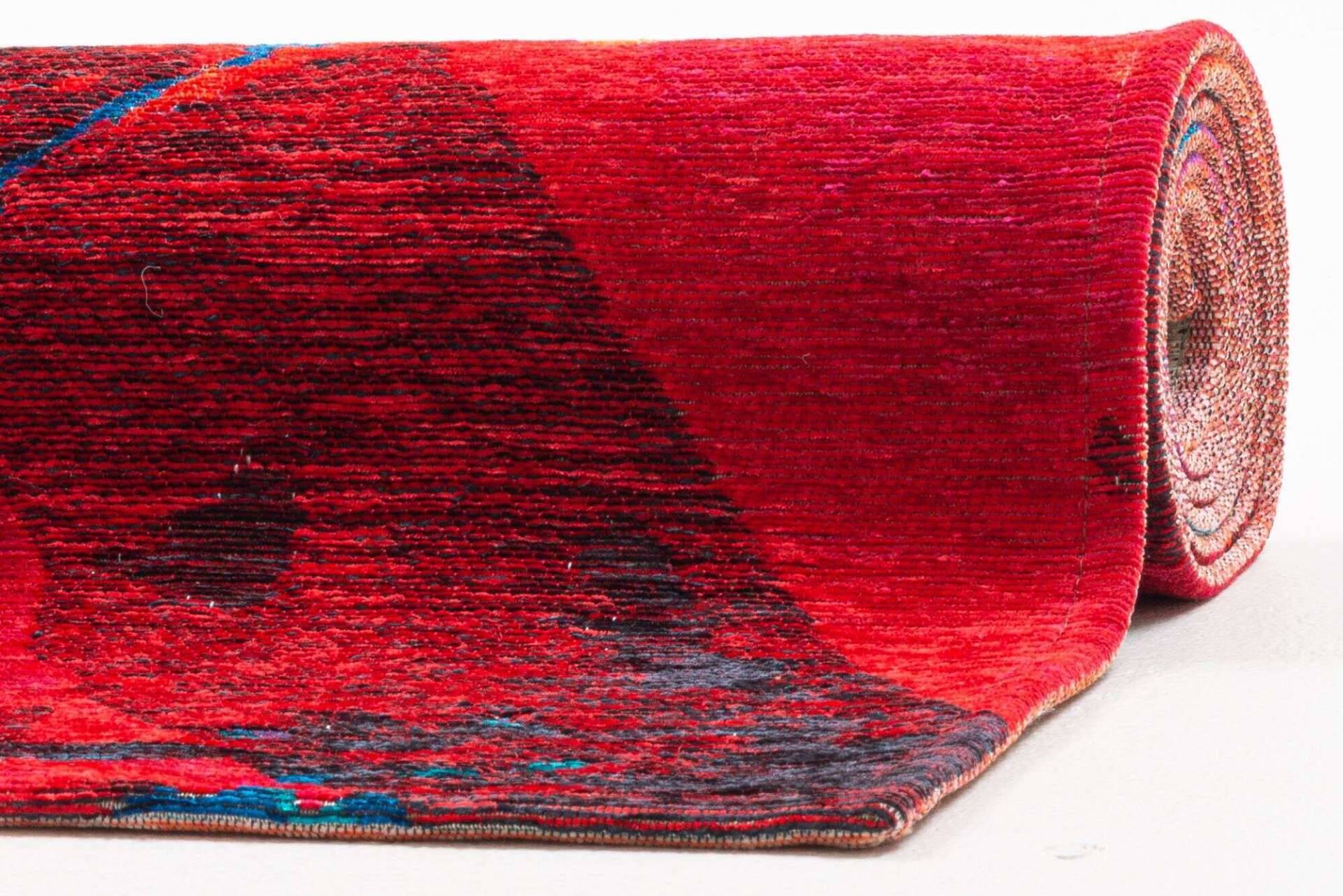 Sansibar Flachgewebe Design Teppich Keitum Rund – Bild 5