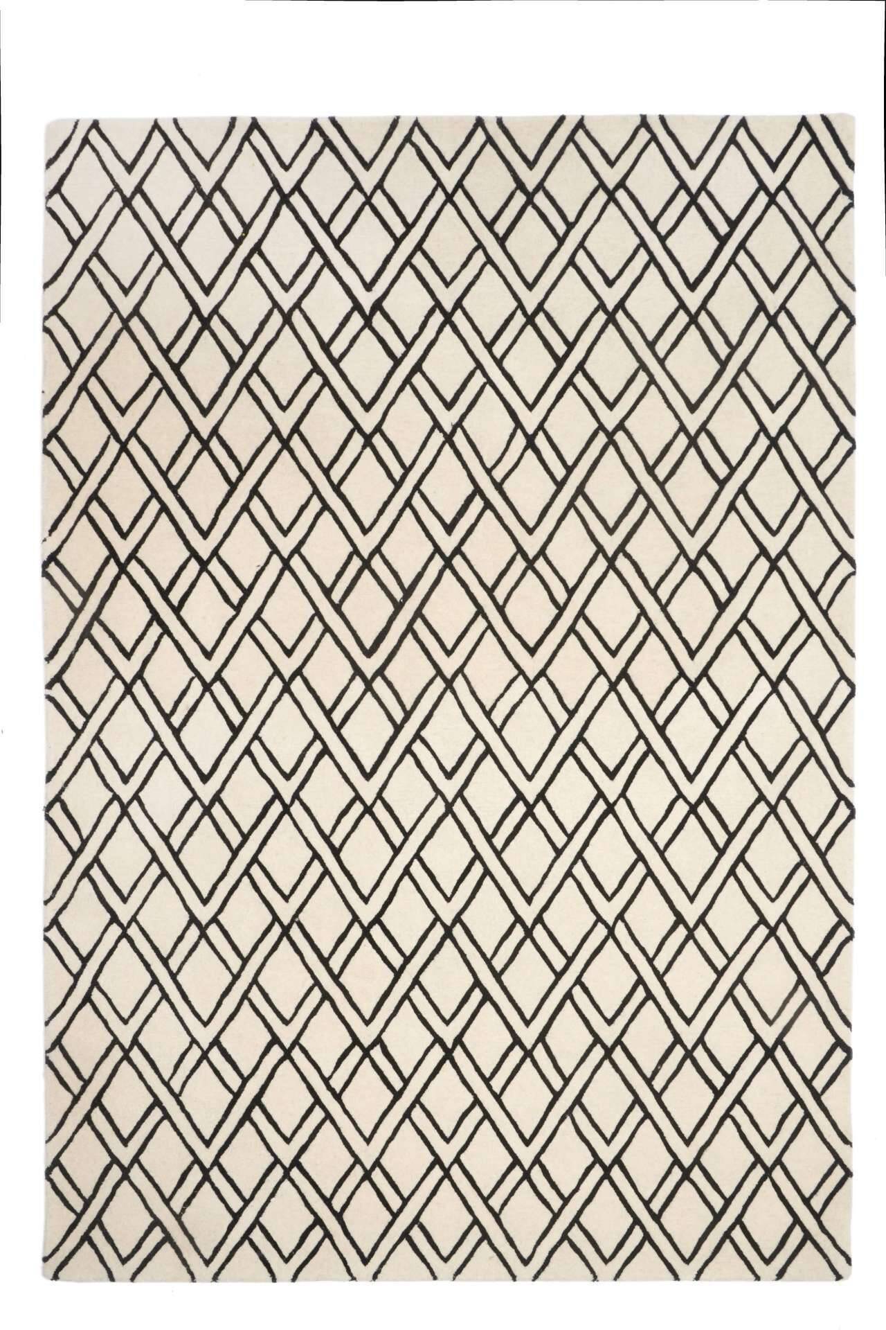 Moderner Teppich BROOKLYN BLACK – Bild 1