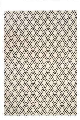 Moderner Teppich BROOKLYN BLACK