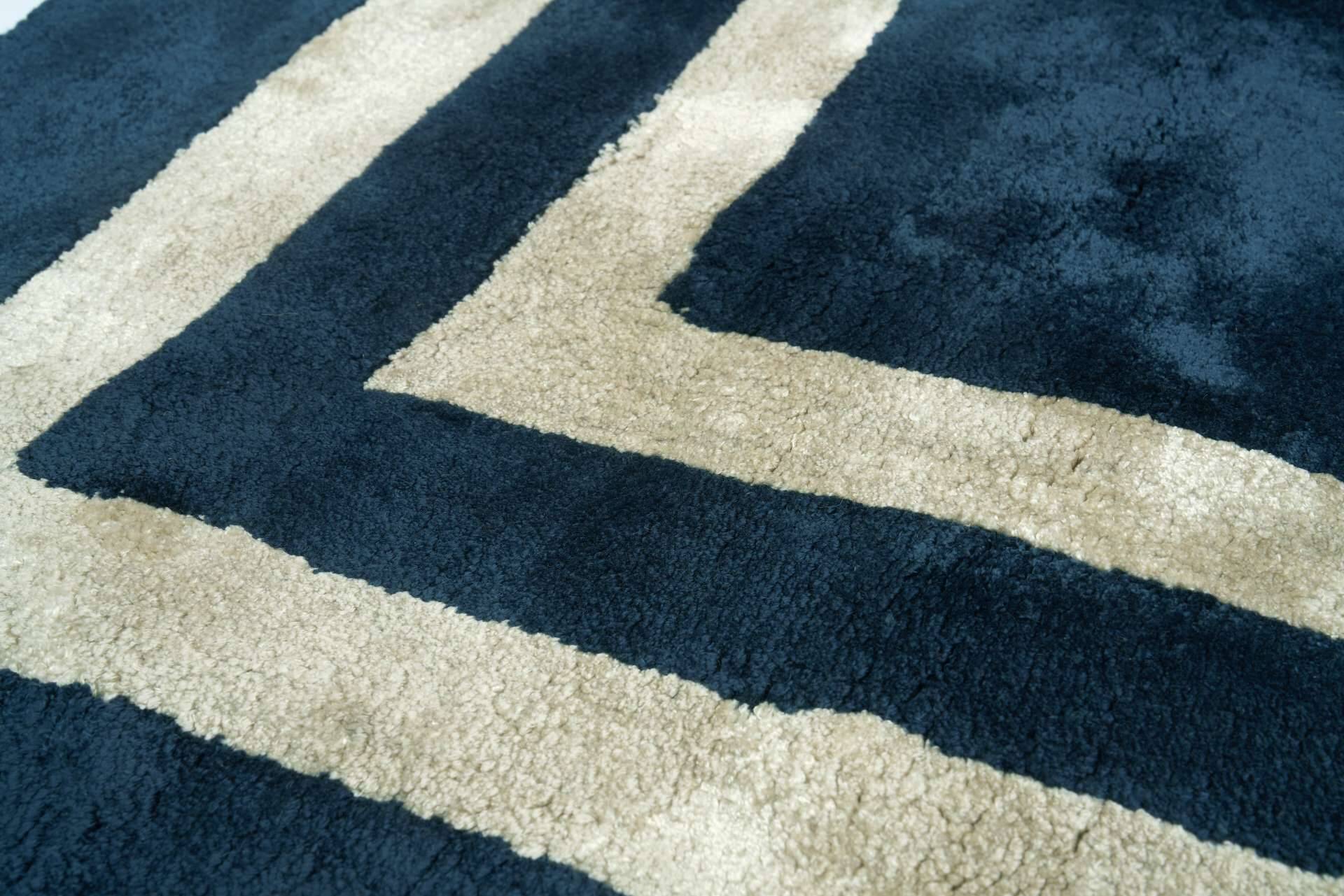 Moderner Teppich PIAZZA BLUE – Bild 3