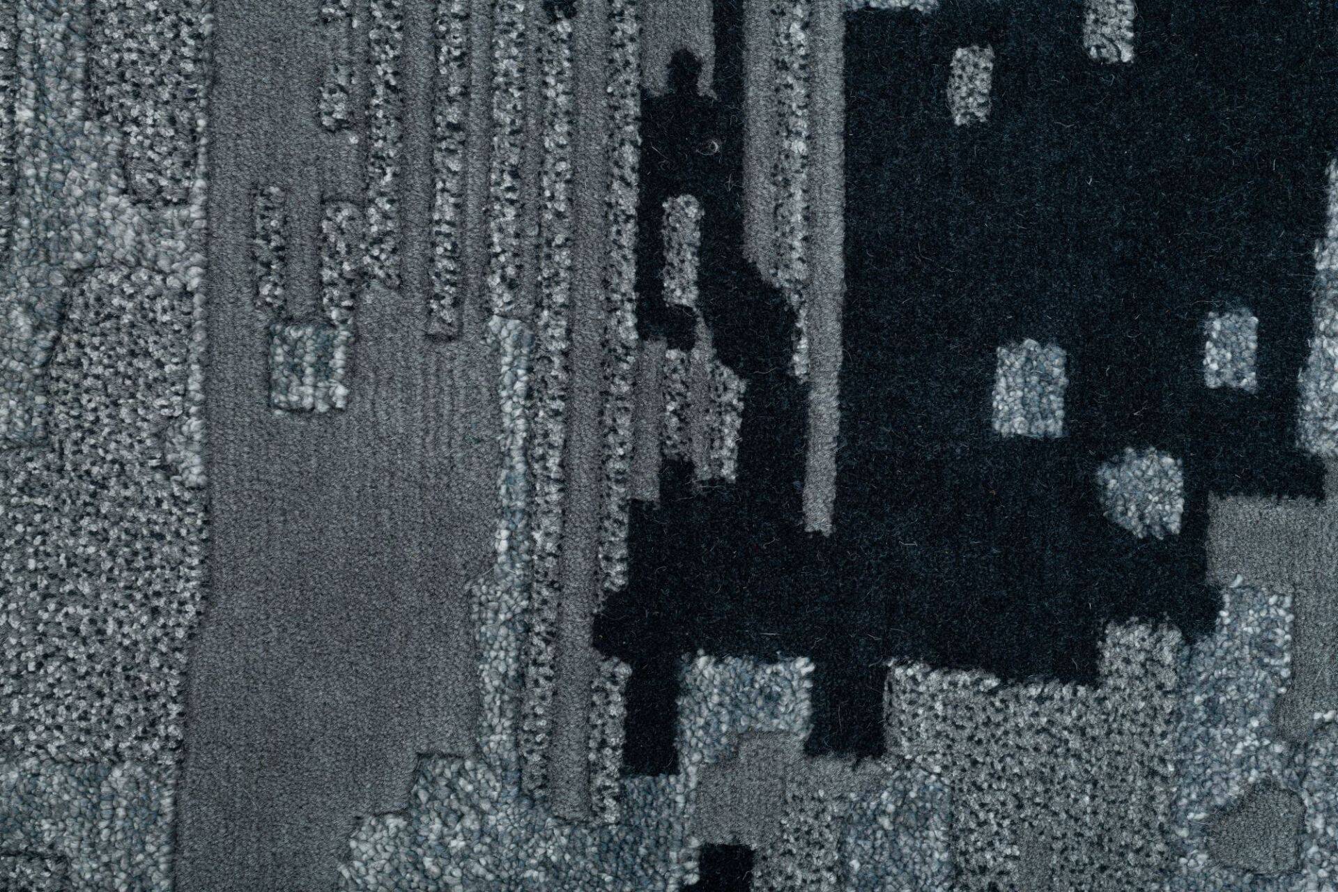 Moderner Designteppich Maringa Handgeknüpft Wunschmaß – Bild 3