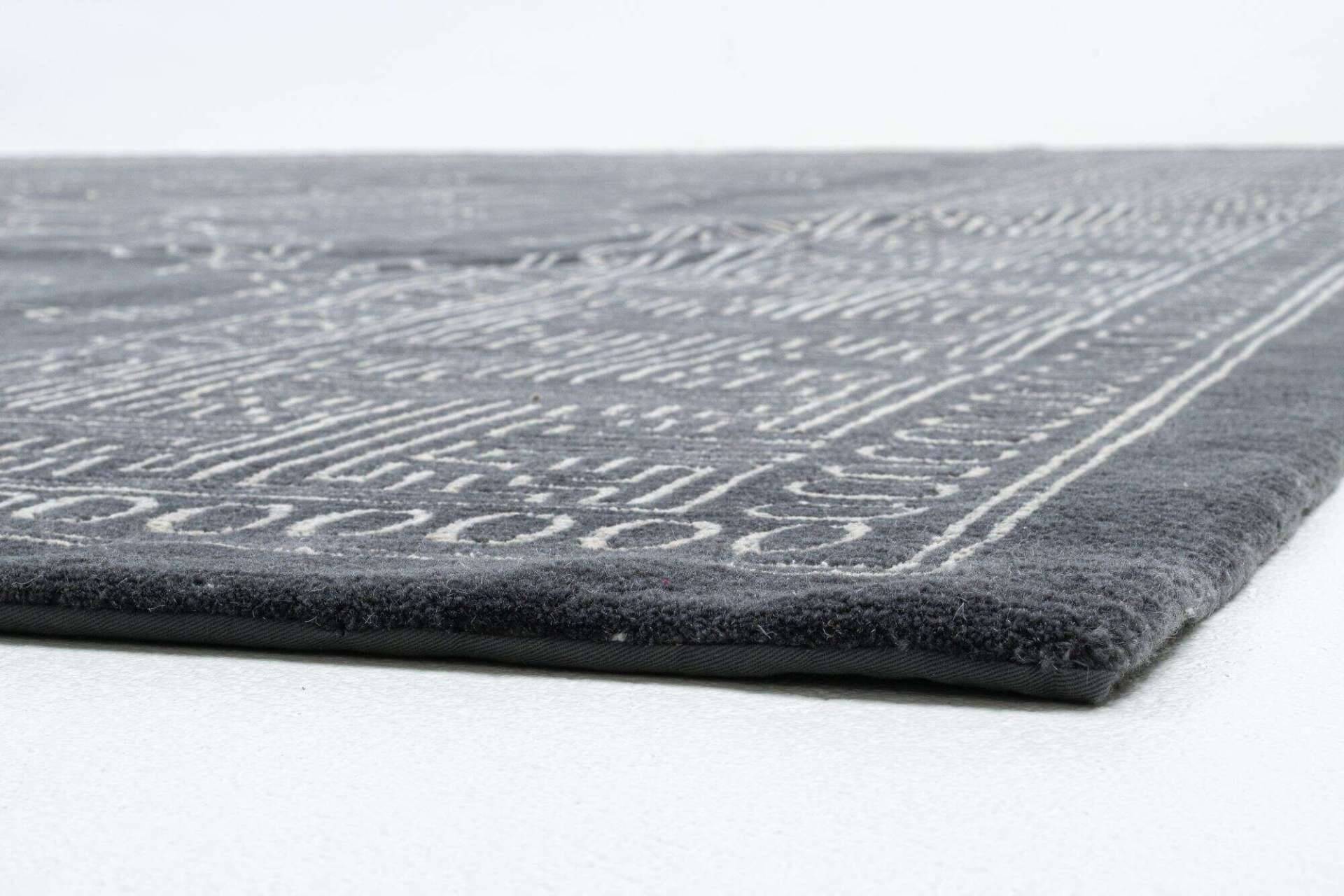Nepal Teppich Jabu Silk 60 Wolle Seide Design Teppich 245x317cm – Bild 2