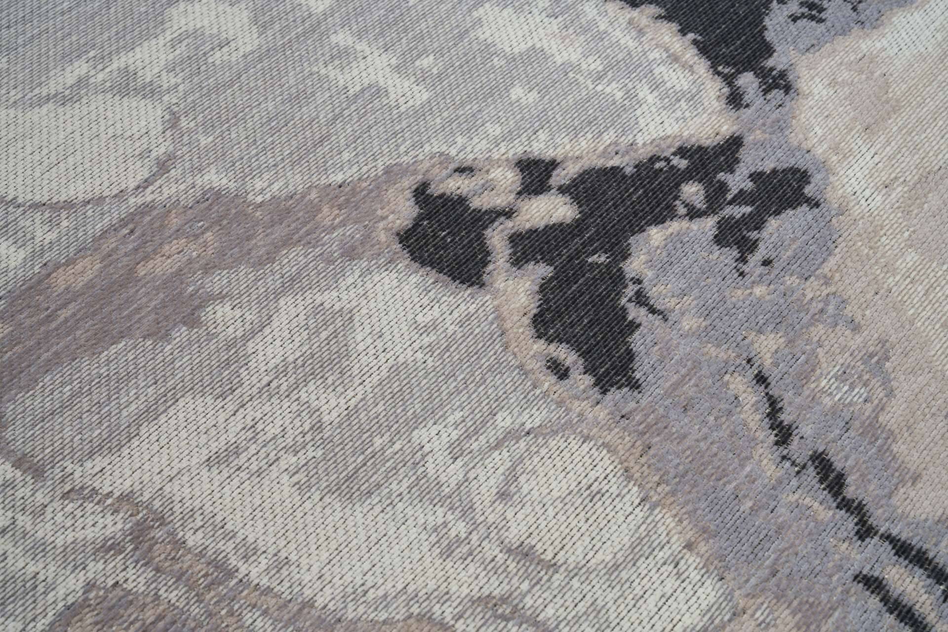 Moderner Teppich MARBLE GRAY - Waschbarer Teppich – Bild 5