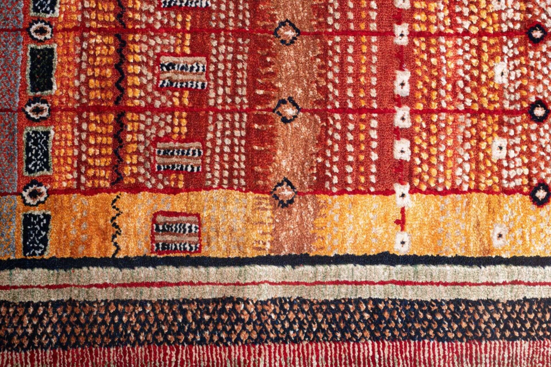Fars Super Silky 174x241cm rot Design Teppich Handgeknüpft – Bild 2