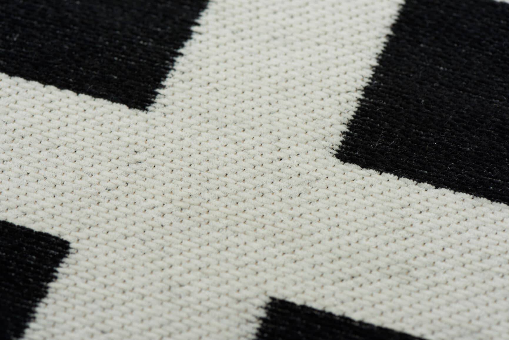 Moderner Teppich HAMPTON BLACK - Waschbarer Teppich – Bild 6