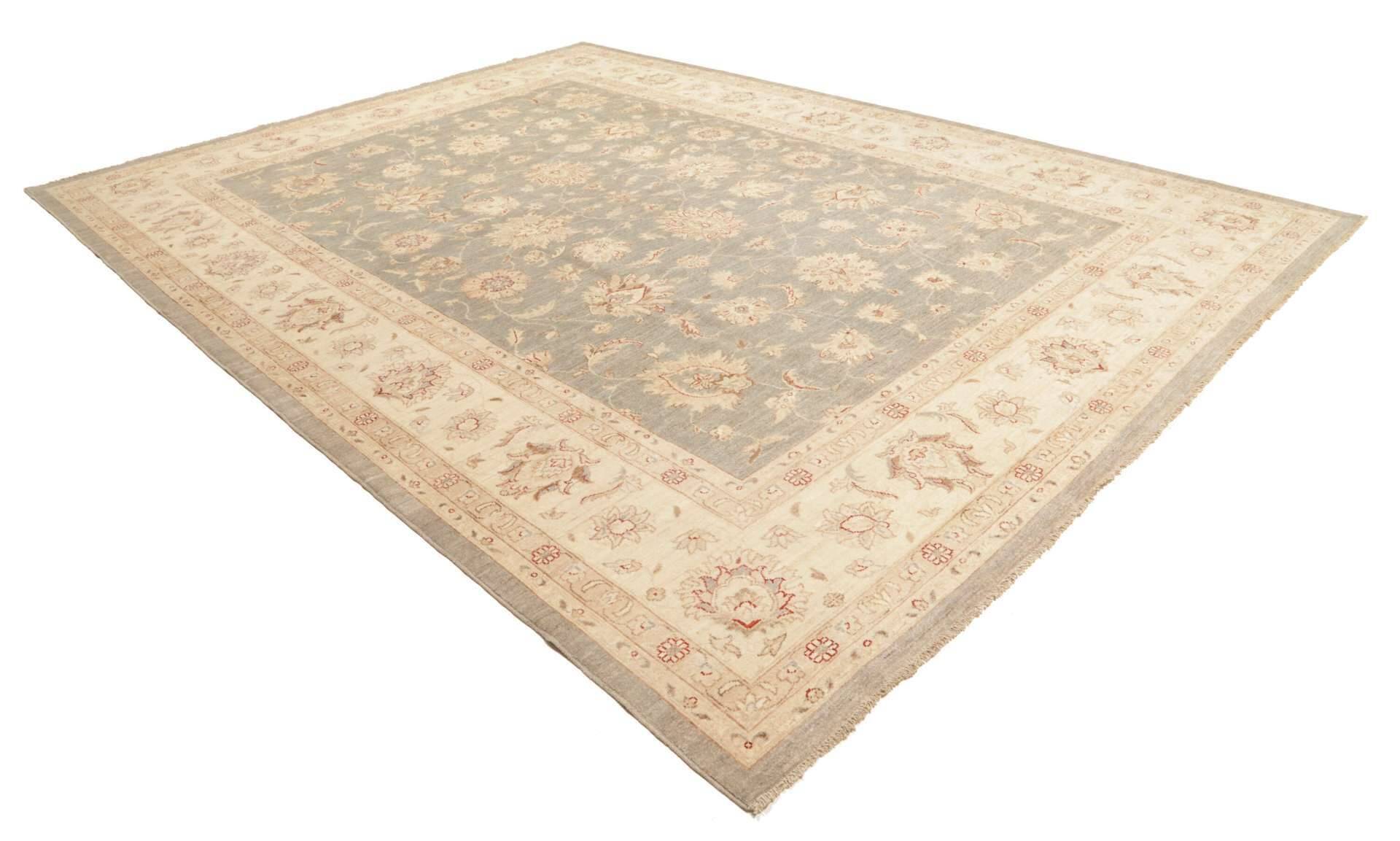 Teppich Ziegler 307 x 420 cm Orientteppich beige Handgeknüpft Schurwolle – Bild 5