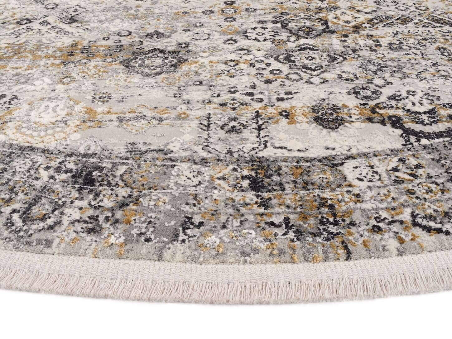 Teppich Bestseller Tadi BES12 Rund Vintage Teppich – Bild 2