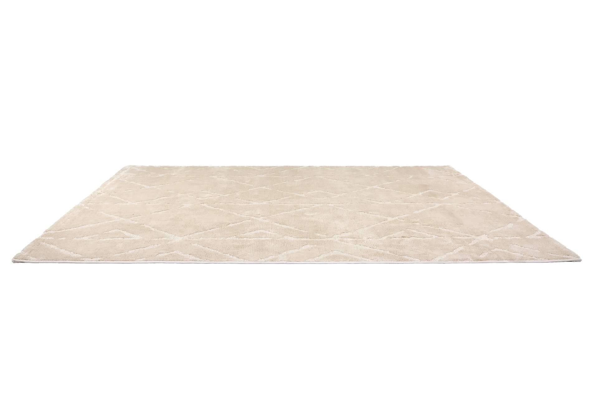 Wohnteppich Lou D.252 C.006 Rauten creme – Bild 7
