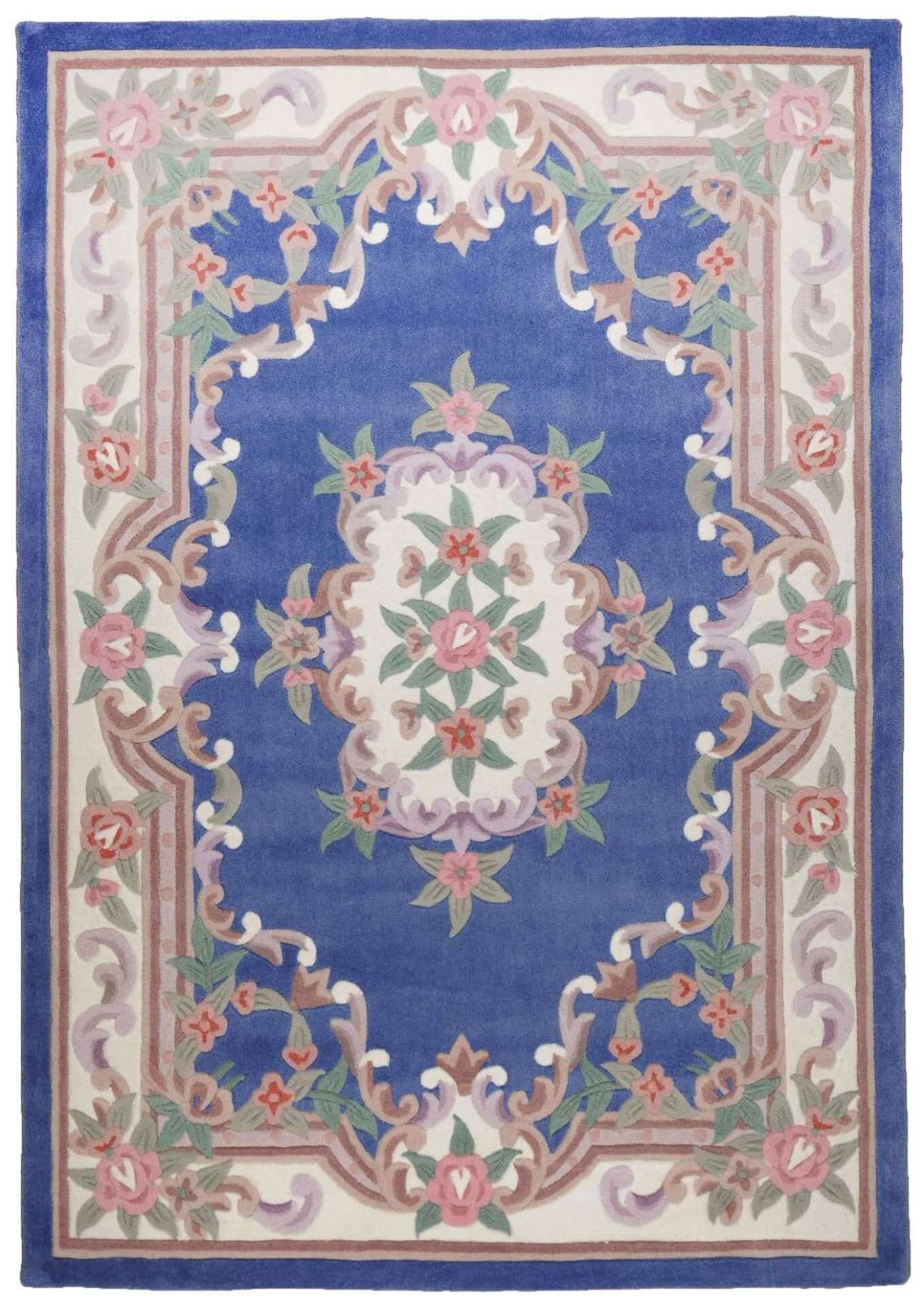 Ming Aubusson Teppich China Design Theko – Bild 1