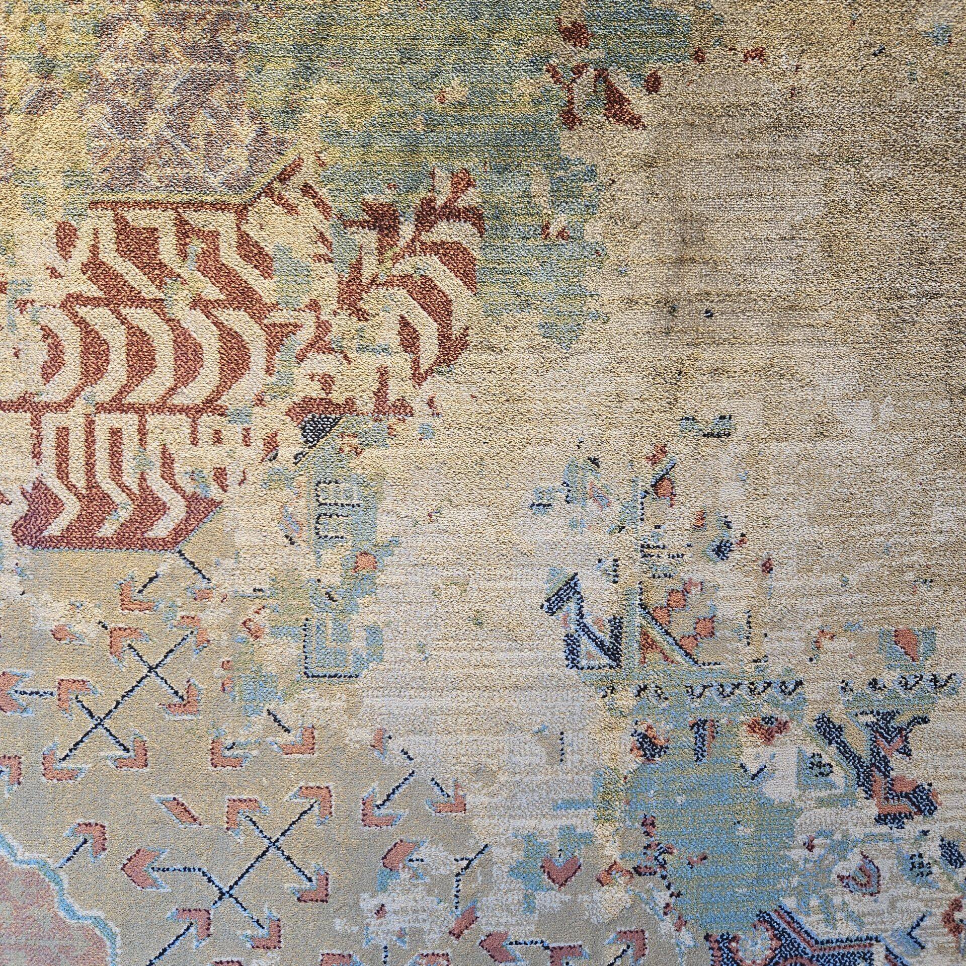 Modern Orientteppich 200x300 cm Multicolor "EINZELSTÜCK" – Bild 4