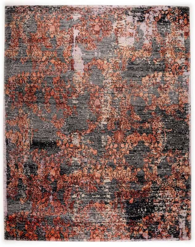 Rib Eye Silk 60 Handgeknüpft in Nepal ca 243x308 cm Design C2400